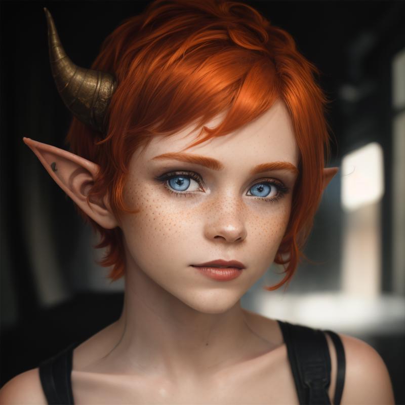 00056-portrait of a beautiful short redhair tiefling elf.png